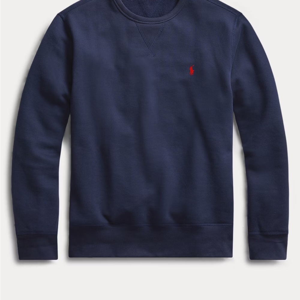 Ralph Lauren Navy Crewneck Sweatshirt - size large brand new with tags